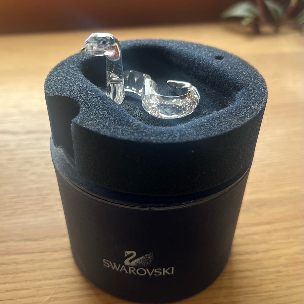 Swarovski Crystal Snake Figurine- Chinese Zodiac